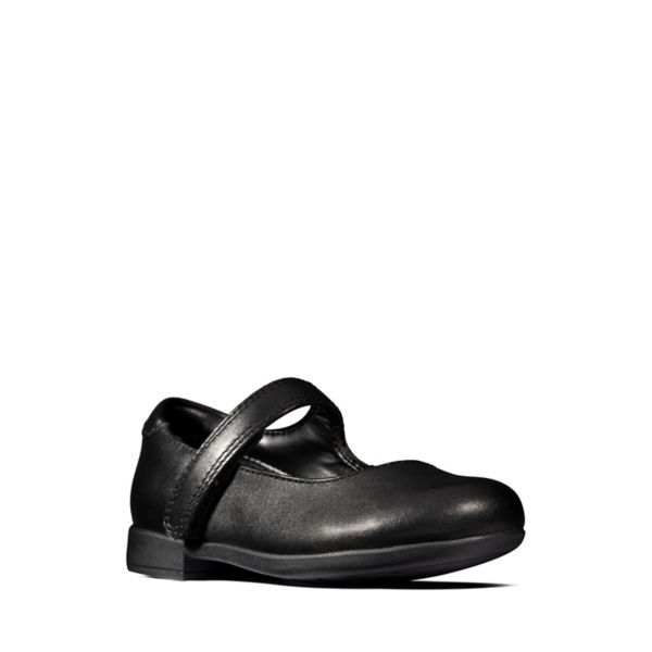 Clarks Girls Scala Pure Toddler School Shoes Black | CA-1675980
